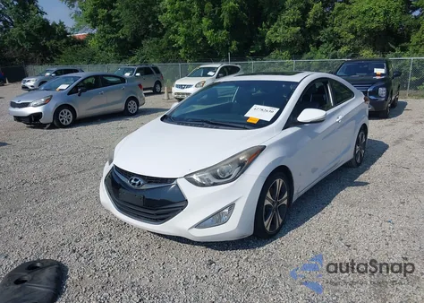 2014 Hyundai Elantra from USA, damaged, VIN KMHDH6AHXEU027123